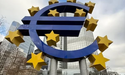 Avrupa Merkez Bankası ECB binası ve Christine Lagarde faiz açıklaması