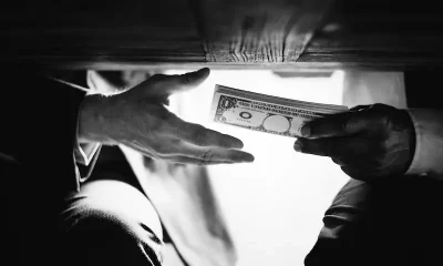 Almanya'da kurumlara göre yolsuzluk yaygınlığı anketi Statista grafiği.